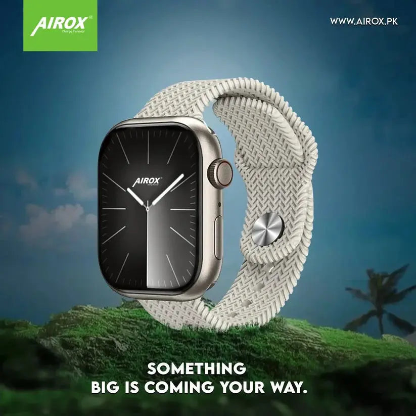 Airox W1 Smart Watch Fitness Partner and Bluetooth Calling | 2.2 Inch with 3 Straps Airrox