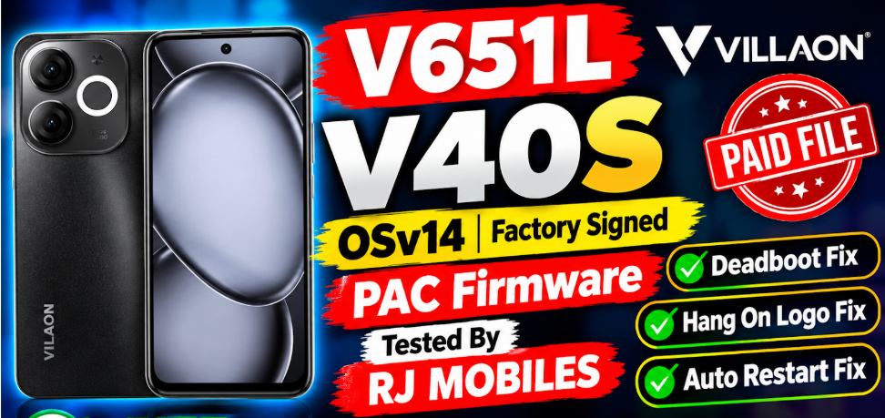 V651L Villaon V40s OSv14 Factory Signed PAC Firmware For Deadboot Fix