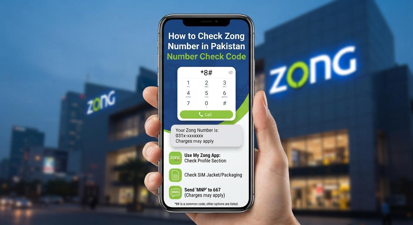 ow to Check Zong Number in Pakistan – Zong Number Check Code