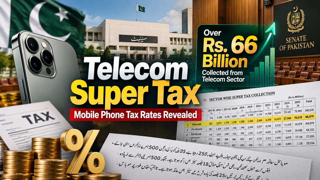Pakistan Mobile Phone Taxes Under Review as Senate Pushes for Tax Relief