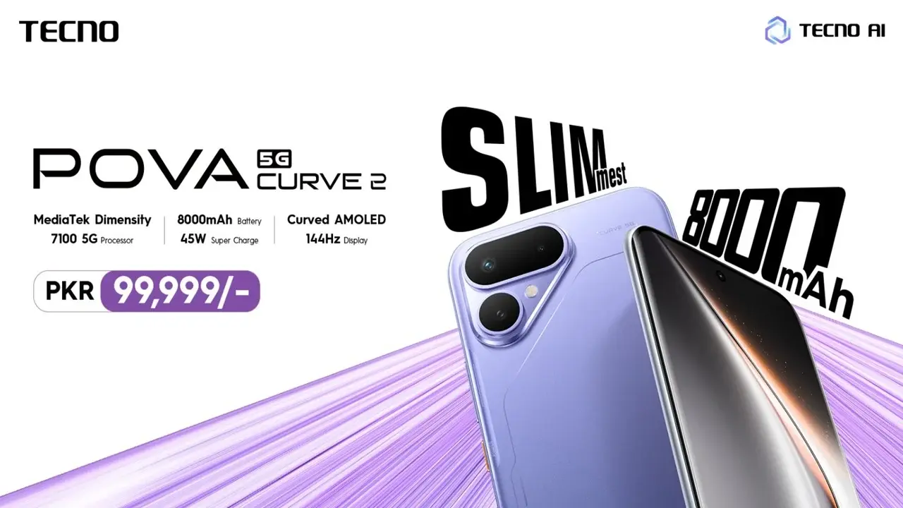 TECNO POVA Curve 2 5G Price in Pakistan, Specs and Features